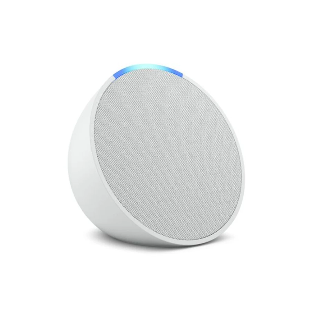 Echo Pop , com Alexa, Smart Speaker, Som Envolvente Branco –  Cellcenter
